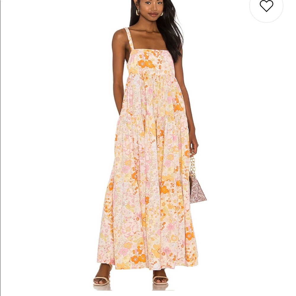 Free People Park Slope Pop Combo Maxi Dress